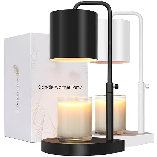 Candle warmer lamp glowing
